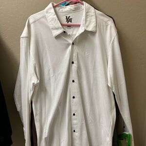 YoungLA White Casual Button Down Shirt